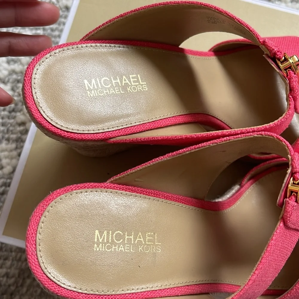 Michael Kors Bradley Mule Small Weave Canvas - Picture 7 of 8